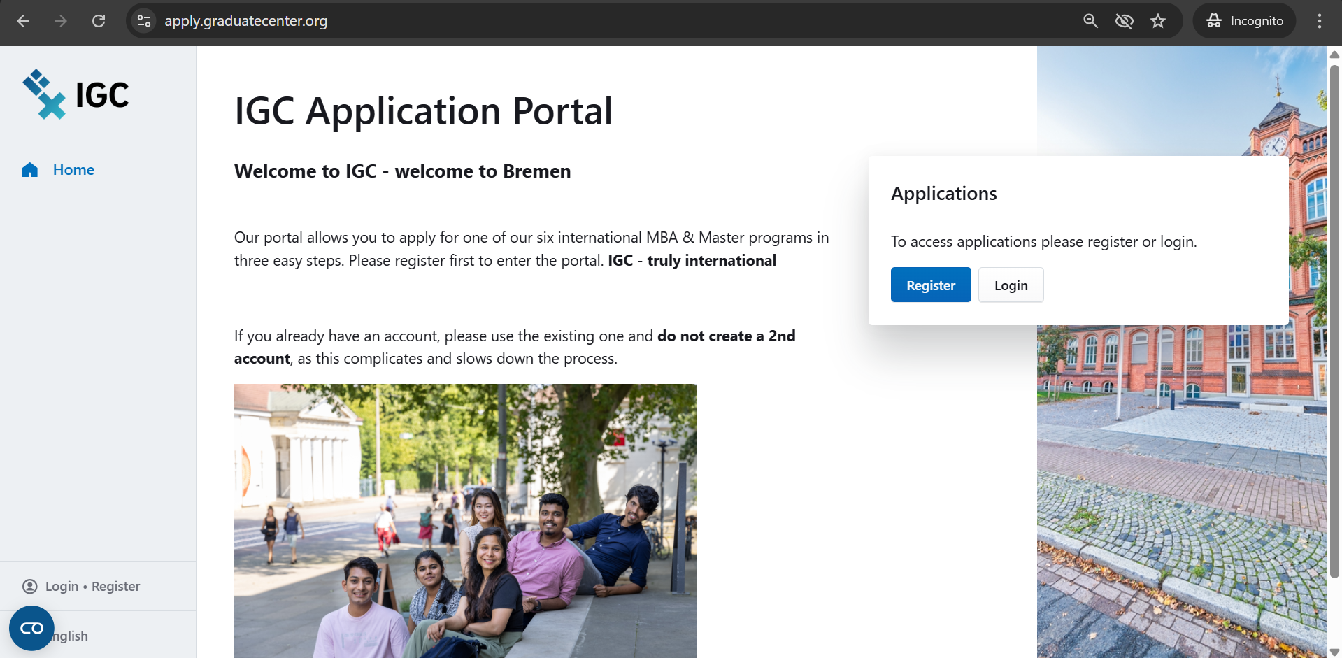 FullFabric login page